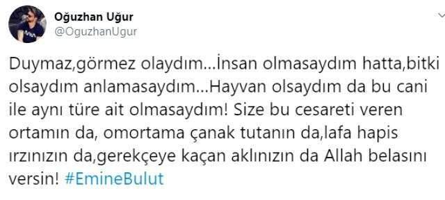 Ünlü isimler, eşi tarafından öldürülen Emine Bulut için sessiz kalmadı