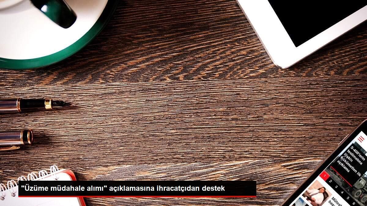 'Üzüme müdahale alımı' açıklamasına ihracatçıdan destek