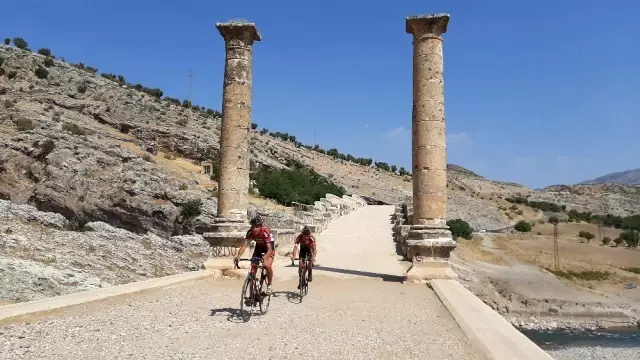Adıyaman'da spor ile tarih bütünleşti Adıyaman'da spor ile tarih bütünleşti