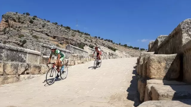 Adıyaman'da spor ile tarih bütünleşti Adıyaman'da spor ile tarih bütünleşti