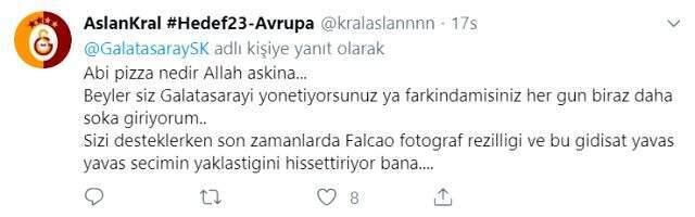 Galatasaray taraftarı, Pizza Pizza ile imzalanan sponsorluk anlaşmasına tepki gösterdi