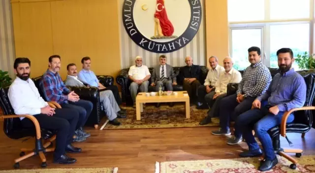 Rektör Uysal'a nezaket ziyaretleri Rektör Uysal'a nezaket ziyaretleri