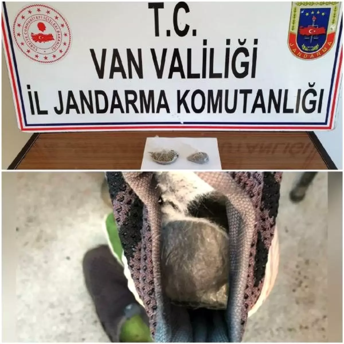 Ayakkabı keçesinin altından eroin çıktı