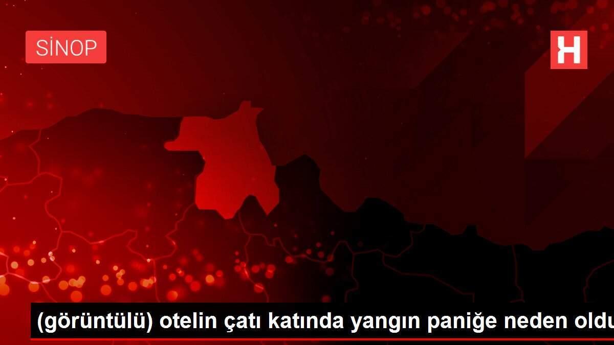 (görüntülü) otelin çatı katında yangın paniğe neden oldu (görüntülü) otelin çatı katında yangın paniğe neden oldu