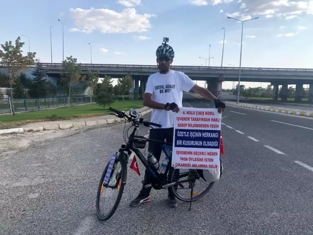 İşine geri dönmek için bisikleti ile 600 kilometre yol gidecek İşine geri dönmek için bisikleti ile 600 kilometre yol gidecek