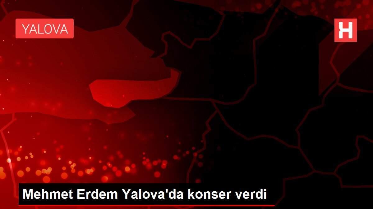 Mehmet Erdem Yalova'da konser verdi