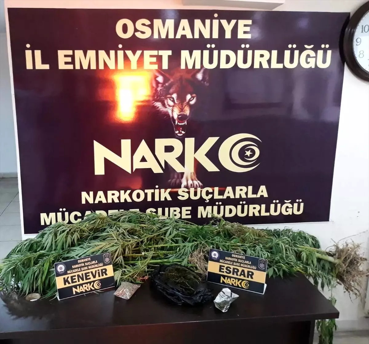 Osmaniye'de uyuşturucu operasyonu