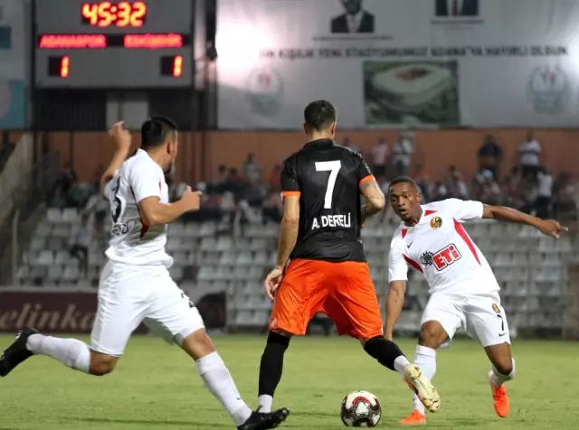 TFF 1. Lig: Adanaspor: 3 - Eskişehirspor: 2 TFF 1. Lig: Adanaspor: 3 - Eskişehirspor: 2