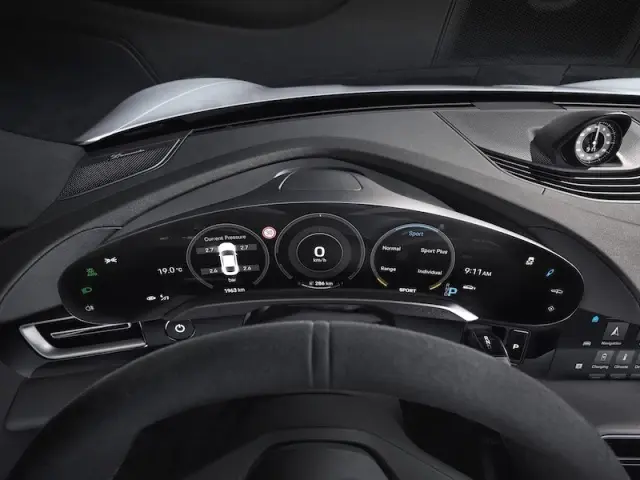 Yeni Porsche Taycan'ın iç tasarımı Dijital, sade, sürdürülebilir