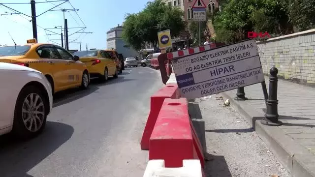 İş makinesinin kepçesinin yaraladığı motosikletli yoğun bakımda İş makinesinin kepçesinin yaraladığı motosikletli yoğun bakımda