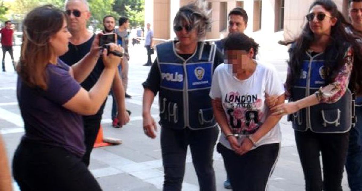 Kocasını öldüren kadın, adliye girişinde ağladı: O beni öldürecekti