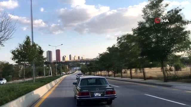 Bahçeli, klasik otomobille başkent sokaklarını gezdi
