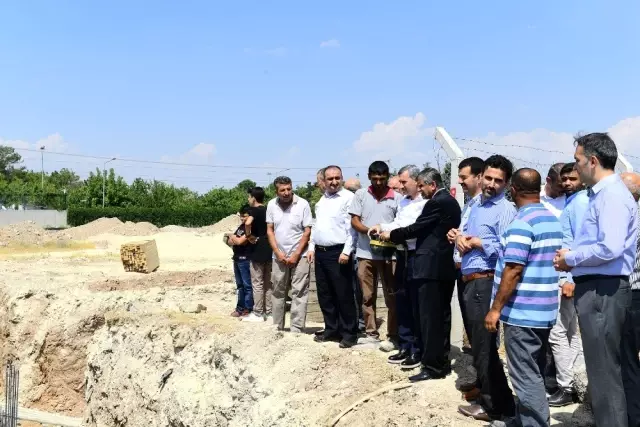 Başkan Çınar, cami temel atma törenine katıldı Başkan Çınar, cami temel atma törenine katıldı
