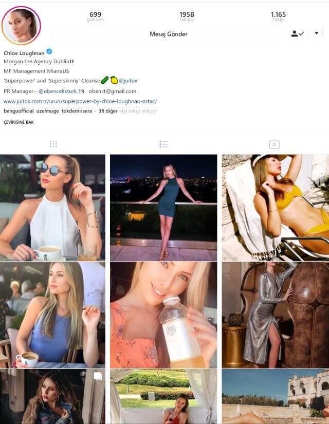 Chloe Loughnan, Serdar Ortaç'ı her yerden sildi