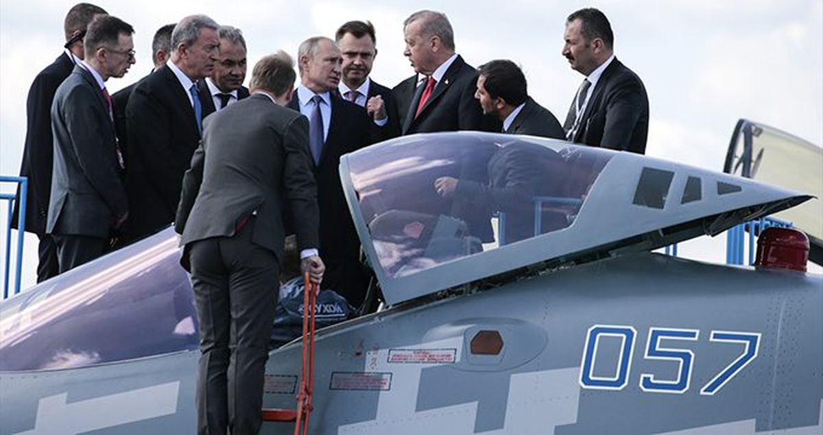 Cumhurbaşkanı Erdoğan'dan kritik görüşme öncesi SU-57'ye yakın ilgi