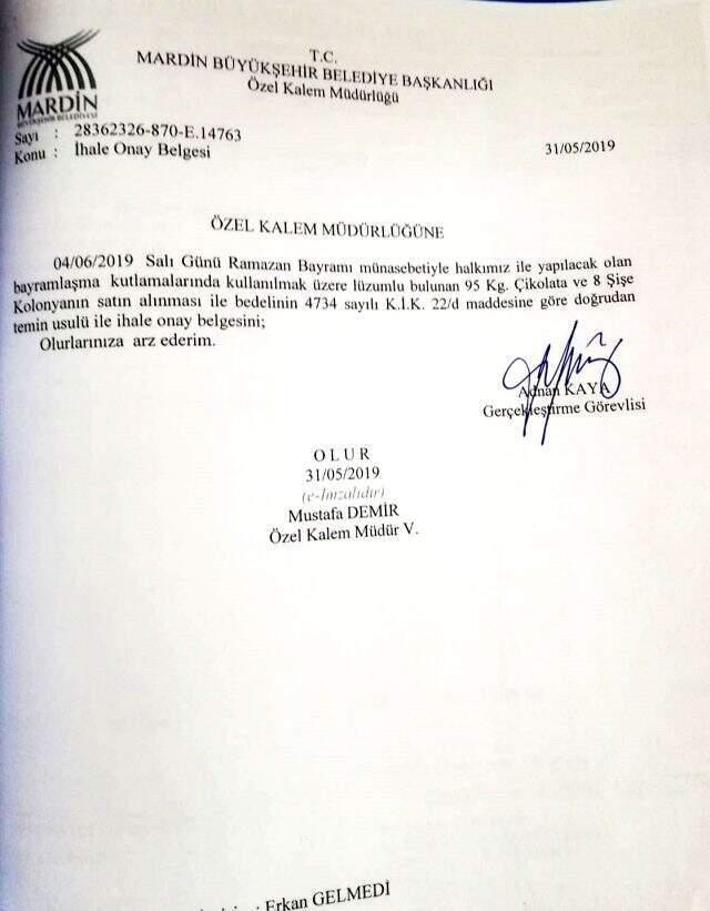 Görevden alınan HDP'li Ahmet Türk, fındık fıstık için 3 ayda 300 bin lira harcamış!