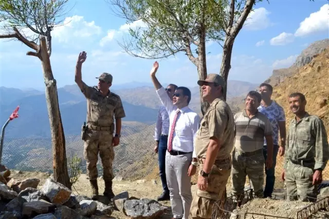 Kaymakam Bilici'den bin 750 rakımlı üst bölgesinde inceleme Kaymakam Bilici'den bin 750 rakımlı üst bölgesinde inceleme