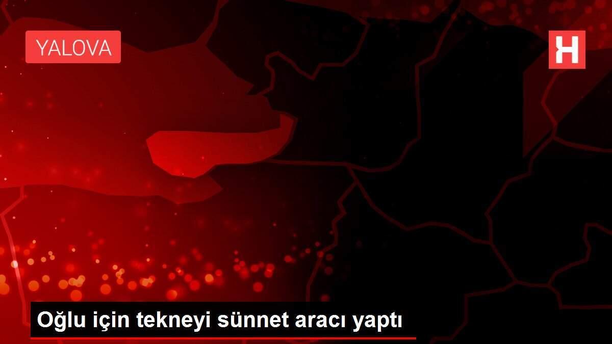 Oğlu için tekneyi sünnet aracı yaptı