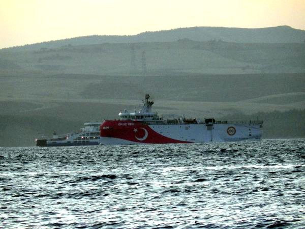 Oruç reis de akdeniz'e iniyor