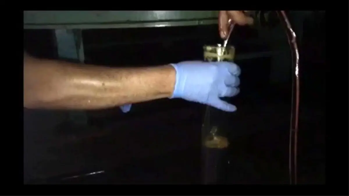 Otobüs yangınlarına sebep olan kaçak akaryakıt tankerine baskın