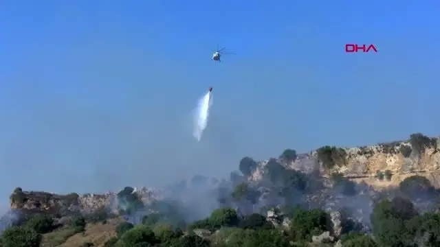 Antalya perge antik kenti yakınında orman yangını 3 Antalya perge antik kenti yakınında orman yangını 3