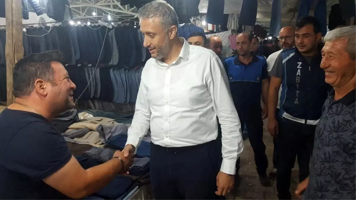 Başkan Biçer'den panayır esnafı ziyareti