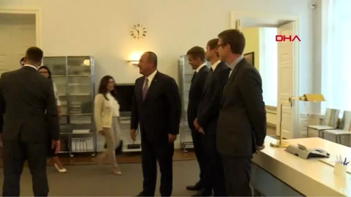 Çavuşoğlu, estonya başbakanı jüri ratas ile görüştü