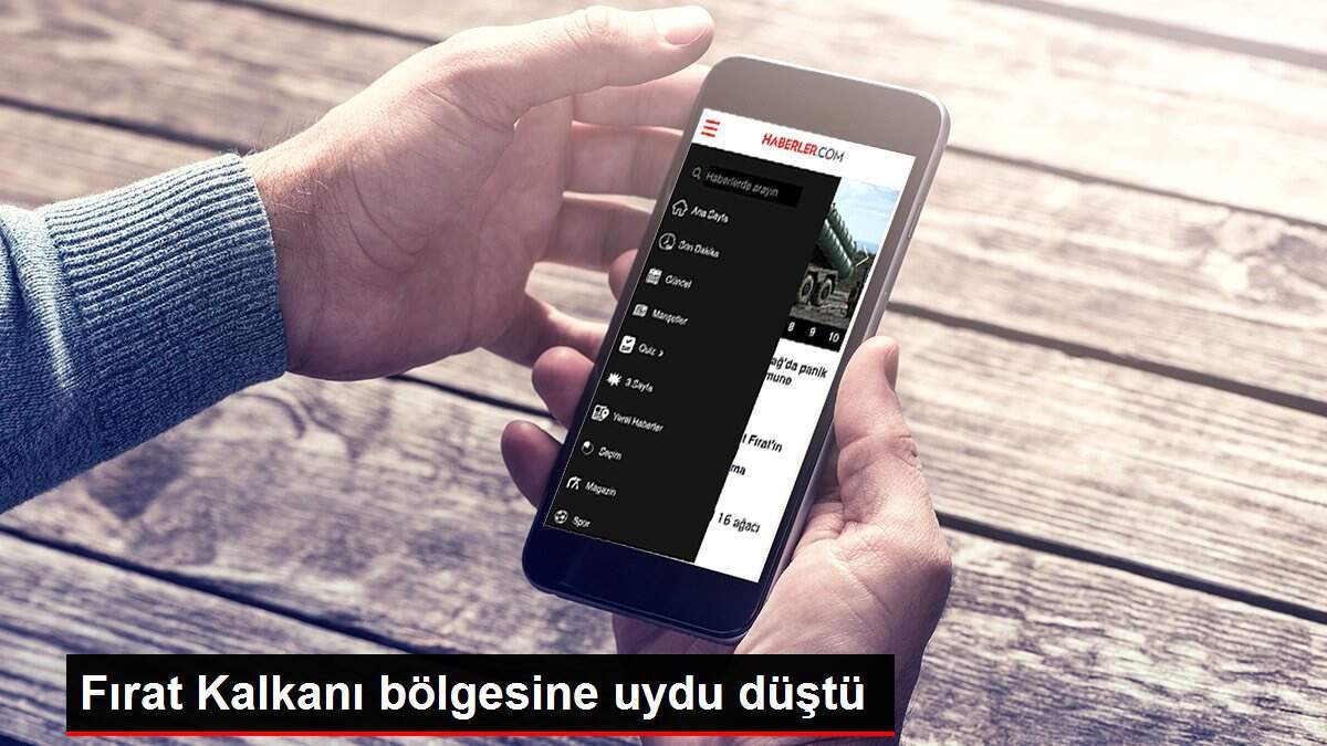 Fırat Kalkanı bölgesine uydu düştü