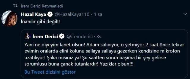 İrem Derici, saplantılı hayranının serbest bırakılmasına tepki gösterdi