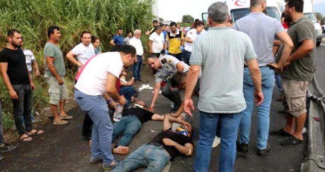 Son dakika: Aydın'da servis otobüsü köpeğe çarpmamak için kaza yaptı: 20 yaralı