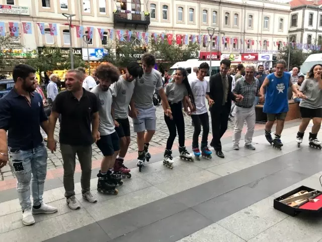 Trabzon'da paten rüzgarı esti Trabzon'da paten rüzgarı esti
