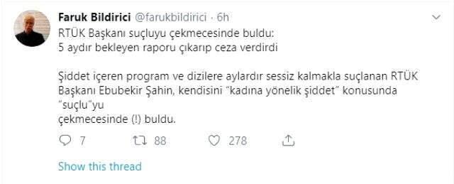 'Kadına şiddet dosyasını çekmecede sakladı' iddiası RTÜK'ü karıştırdı!
