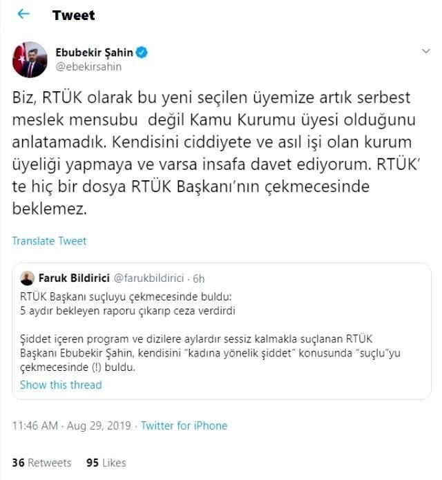 'Kadına şiddet dosyasını çekmede sakladı' iddiası RTÜK'ü karıştırdı!