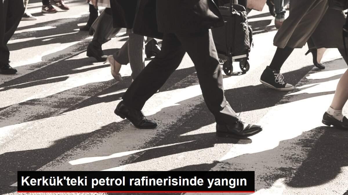 Kerkük'teki petrol rafinerisinde yangın