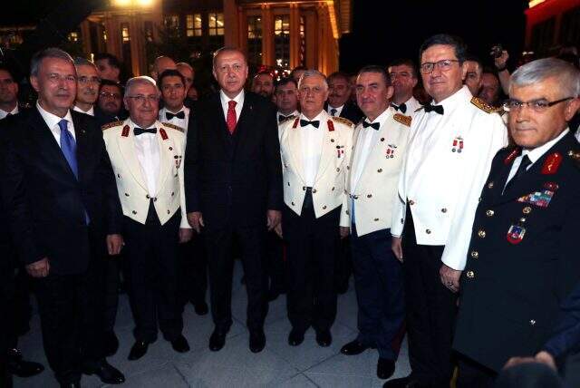 30 Ağustos Zafer Bayramı resepsiyonunda Erdoğan ve Akşener bir araya geldi