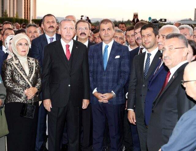 30 Ağustos Zafer Bayramı resepsiyonunda Erdoğan ve Akşener bir araya geldi