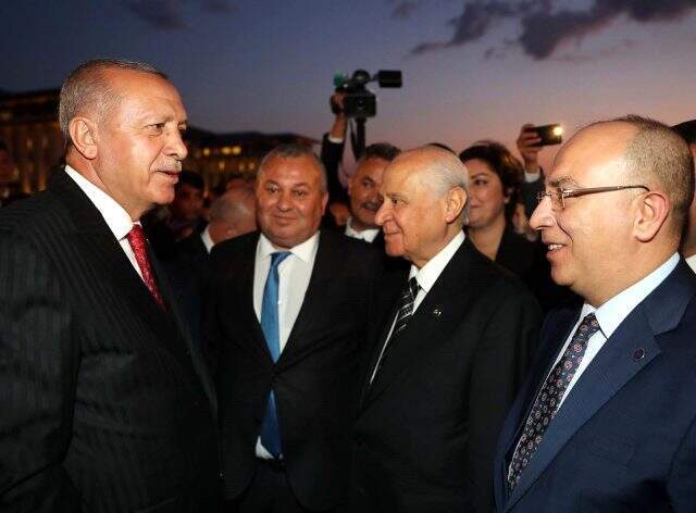 30 Ağustos Zafer Bayramı resepsiyonunda Erdoğan ve Akşener bir araya geldi