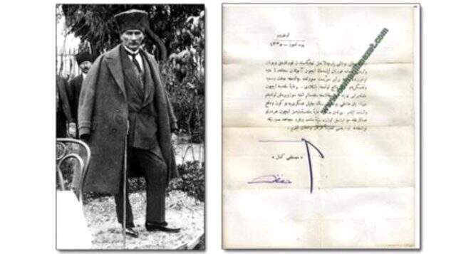 Mustafa Kemal'in istifa belgesi 20 bin liraya satışa çıktı