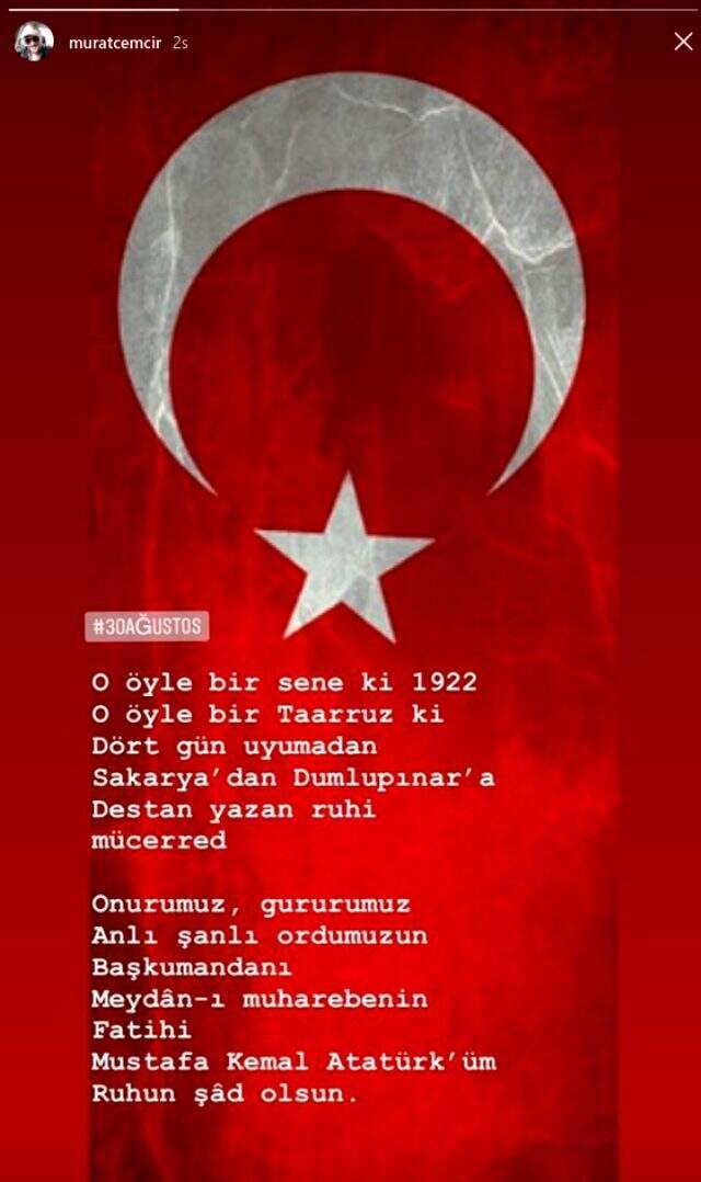 Ünlü isimlerden 30 Ağustos Zafer Bayramı mesajları