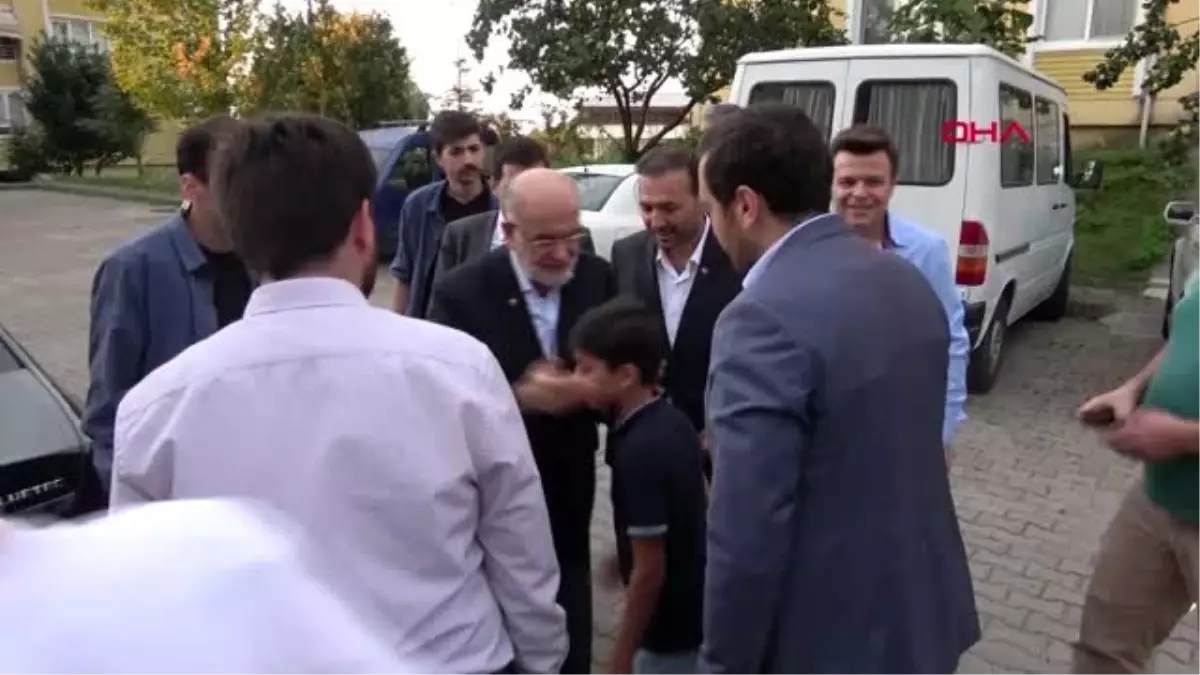 Kocaeli sp genel başkanı karamollaoğlu, taziye ziyaretinde bulundu