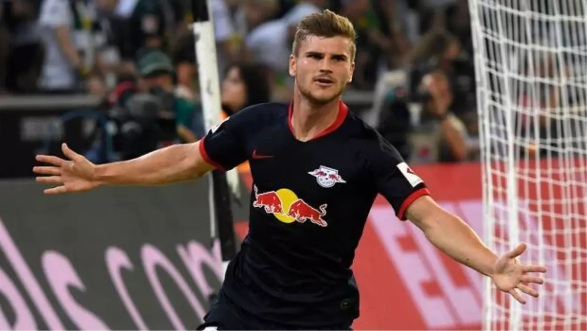 Timo Werner M'Glacbach'ı darmadağın etti