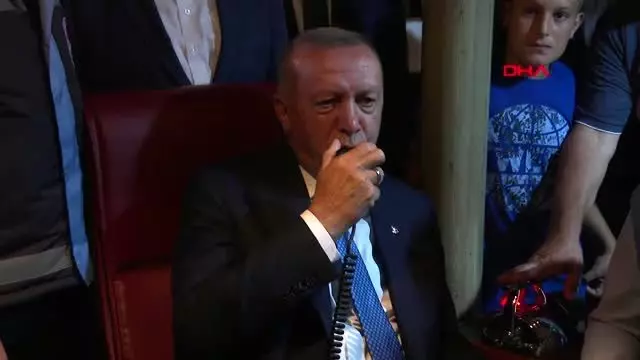 Cumhurbaşkanı Erdoğan, av sezonunu açan balıkçılara telsizden seslendi