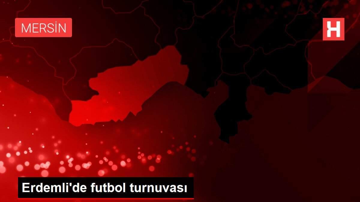 Erdemli'de futbol turnuvası