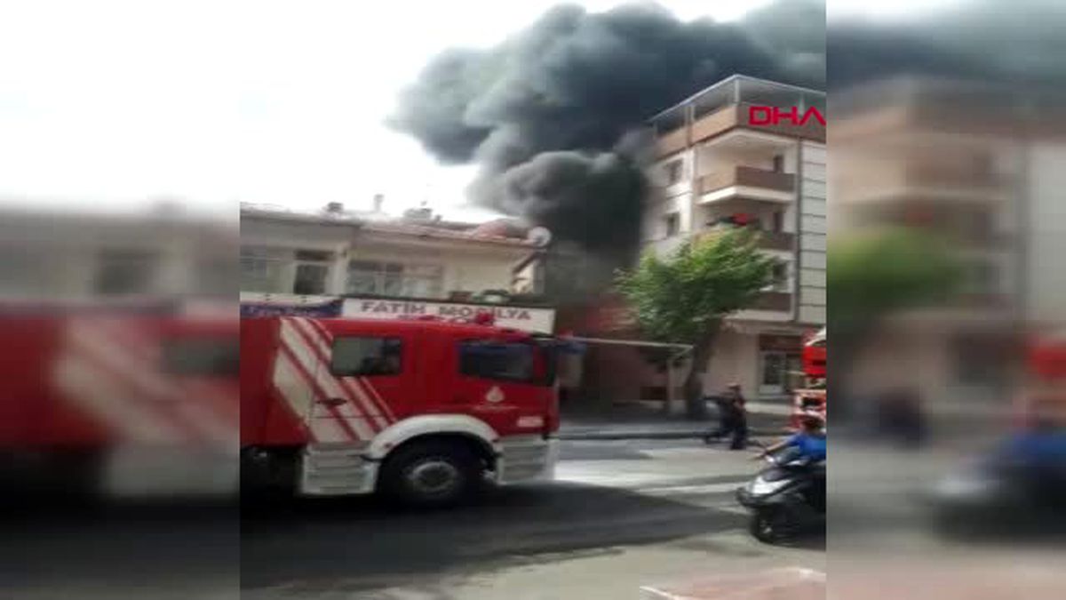 İstanbul Maltepe'de korkutan yangın!