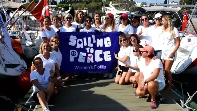 Kadınlar barışa yelken açtı