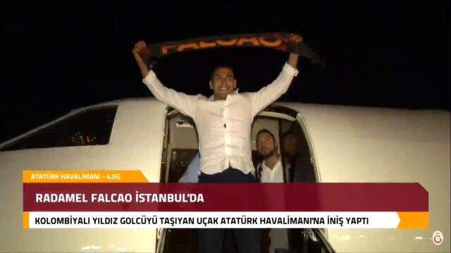 Son Dakika: Radamel Falcao İstanbul'da!