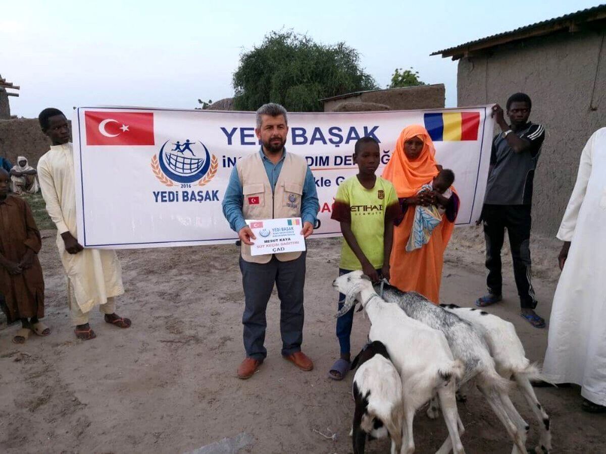 Yedi Başak İnsani Yardım Derneği'nden Afrika'da 'Süt Keçisi Projesi'