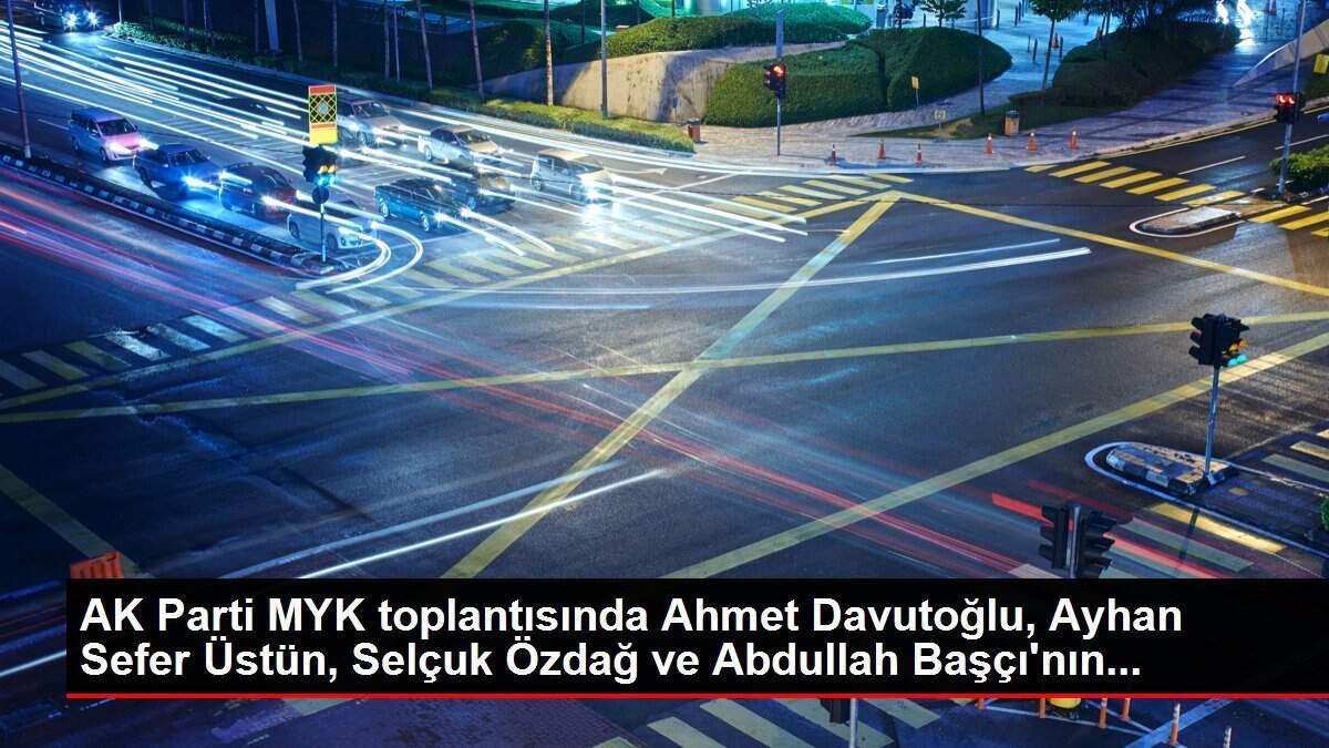 AK Parti MYK toplantısında Ahmet Davutoğlu, Ayhan Sefer Üstün, Selçuk Özdağ ve Abdullah Başçı'nın...