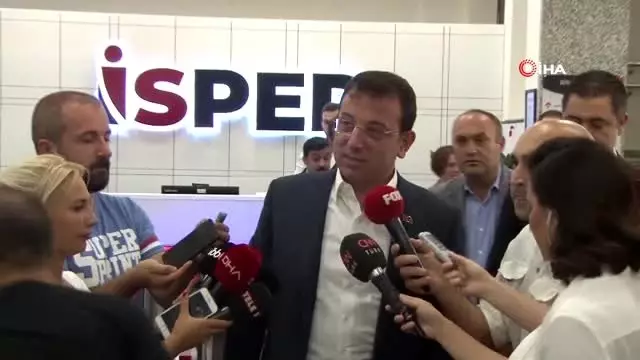 İmamoğlu'ndan İSPARK açıklaması İmamoğlu'ndan İSPARK açıklaması
