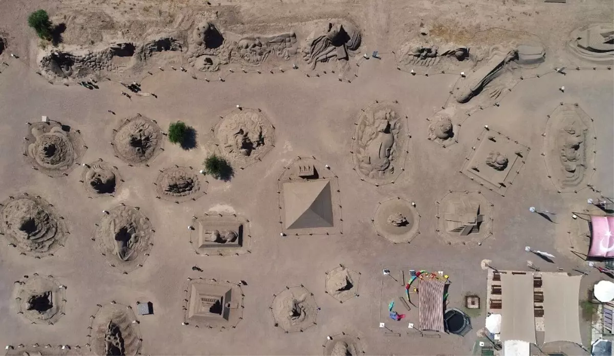 Kum Heykellere 'Ortadoğulu gezen turist' dopingi